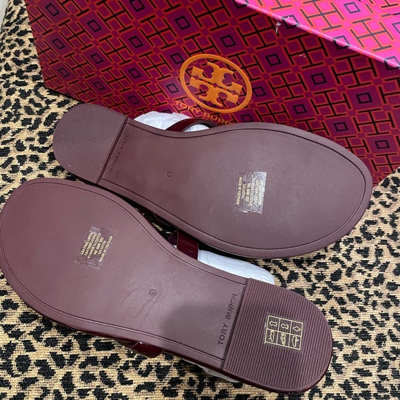 Tory Burch Miller Soft Patent Sandals - Picture 6 of 12